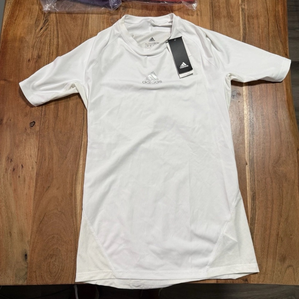 Adidas Men's Alpha Skin T-shirt, Size Small Tall, NWT